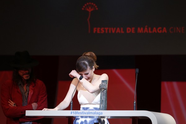 Natalia de Molina ganadora de la Biznaga de Plata Mejor Actriz por Techo y comida